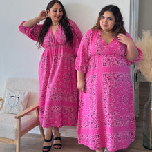 Charger l'image dans la galerie, Robe imprimé bandana en gaz de coton
