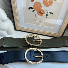 Charger l&#39;image dans la galerie, Ceinture élastique à boucle ronde dorée
