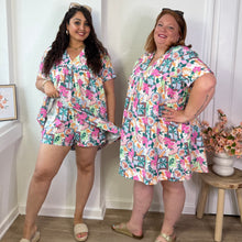 Charger l'image dans la galerie, ⁠Robe-short summer garden en coton &amp; lin
