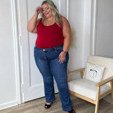 Charger l&#39;image dans la galerie, Jean bleu foncé bootcut
